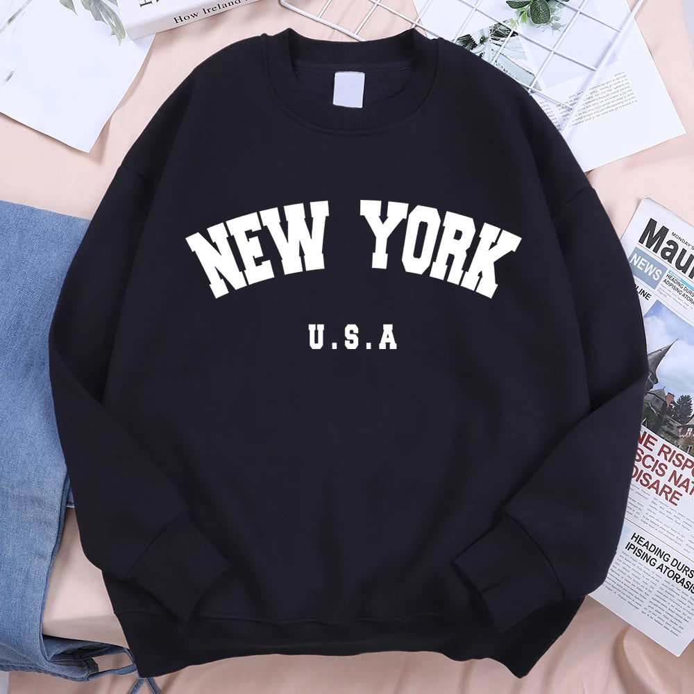 New York Usa Letter Print Streetwear Man Loose Fitness Clothes Fashion High Quality Hoodie Fleece Pullover New Sweatshirt Women New York Usa Letter Print Streetwear Man Loose Fitness Clothes Fashion High Quality Hoodie Fleece Pullover New Sweatshirt Women